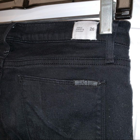 Hudson denim dark wash skinny jeans size 26 - Picture 4 of 5